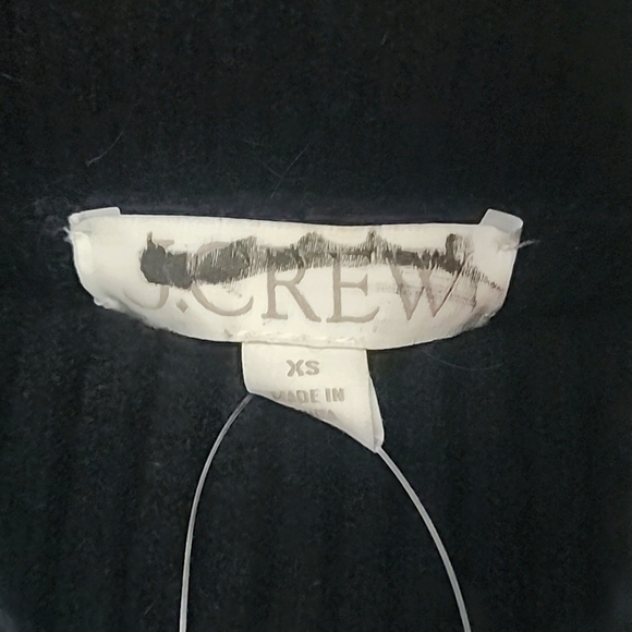 NWT J.Crew Super Soft Turtleneck Wool Sweater size XS in black - Picture 8 of 8